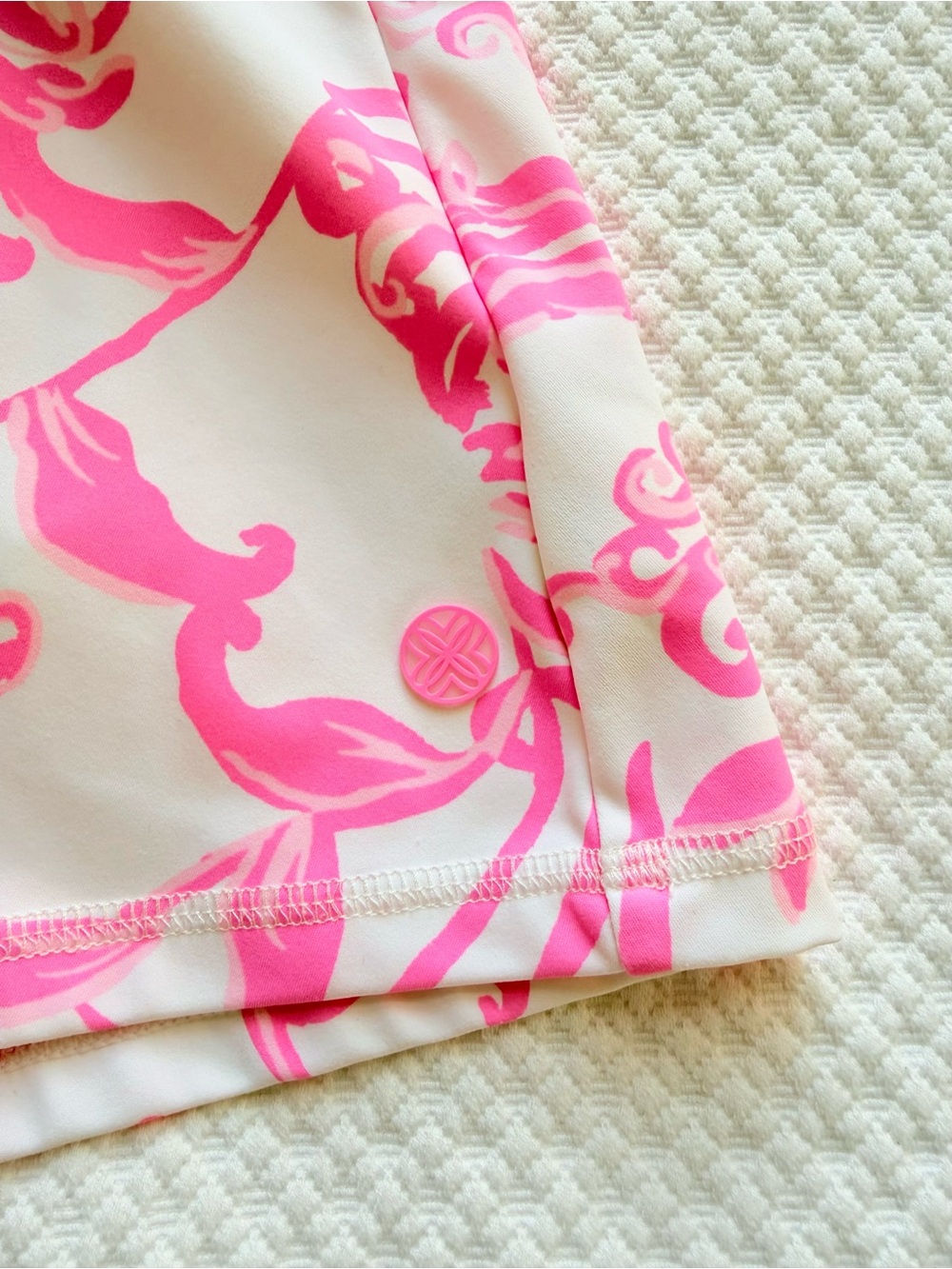 Lilly Pulitzer Aila Skort UPF 50+, Rousseau Pink Glisten in the Sun | Size Small - Picture 9 of 10